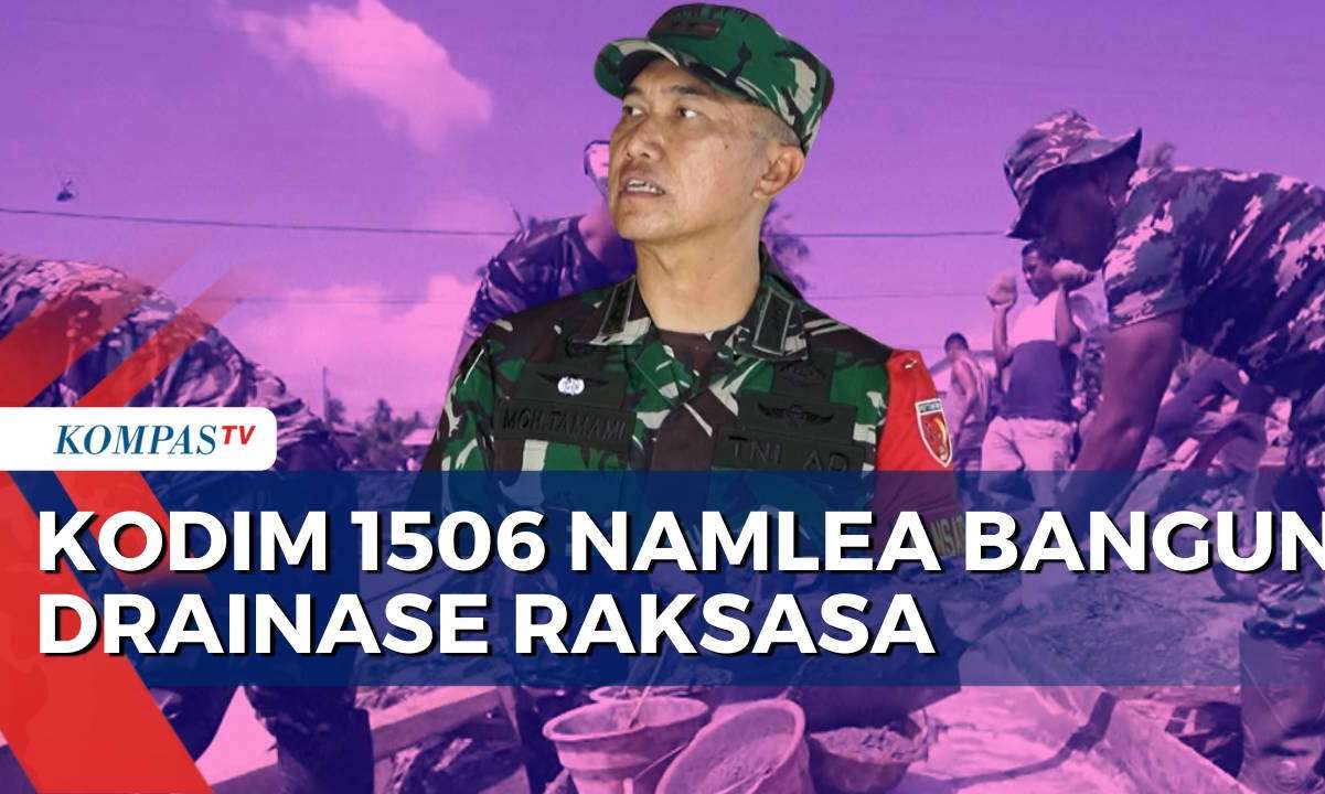 TMMD ke-125, Kodim 1506 Namlea Bangun Drainase Raksasa di Maluku | SAPA ...
