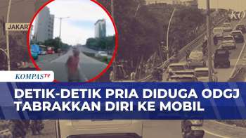 Pria Tabrakan Diri Ke Mobil, Polisi Sebut Pelaku Diduga ODGJ | SAPA PAGI