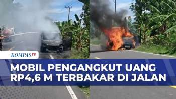 Mobil Pengangkut Uang Terbakar Di Polewali Mandar, Rp4,6 Miliar Ludes Terbakar | SAPA PAGI