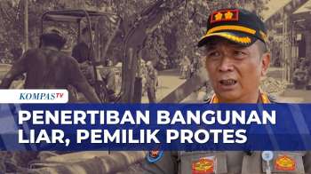 Penertiban Bangunan Liar Di Bantaran Sungai Cipayung, Pemilik Protes | SAPA PAGI