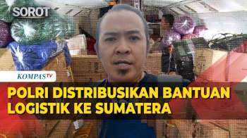Polri Distribusikan Bantuan Logistik Ke Wilayah Terdampak Bencana Banjir