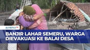 Korban Banjir Lahar Semeru Mulai Menungsi, Isak Tangis Warga Pecah Saat Tinggalkan Rumah
