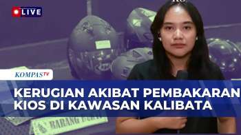 [FULL] Polisi Akan Periksa Kerugian Akibat Pembakaran Kios di Kawasan TMP Kalibata