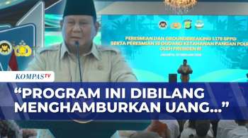Presiden Prabowo Resmikan SPPG Polri, Curhat Programnya Diejek Hamburkan Uang | KOMPAS SIANG
