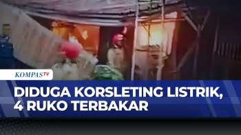 Kronologi 4 Ruko Di Karawang Hangus Terbakar, Diduga Akibat Korsleting Listrik | INDO UPDATE