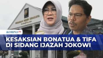 Jadi Saksi Sidang Gugatan Ijazah Jokowi Di PN Surakarta, Tifa-Bonatua Beberkan Soal Foto & Spesimen