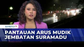 Arus Mudik Di Jembatan Suramadu Ramai Lancar, Didominasi Kendaraan Roda Dua