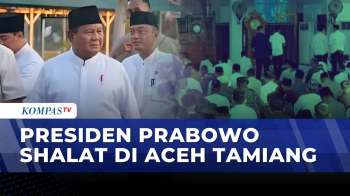 Shalat Idul Fitri Prabowo Di Aceh Tamiang-Upaya Beri Bantuan Ke Warga Terdampak Bencana