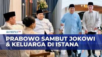 Momen Hangat! Prabowo Terima Jokowi Dan Keluarga Halal Bihalal Idulfitri Di Istana
