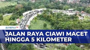 Situasi Macet Di Jalan Raya Ciawi Capai 5 Kilometer | KOMPAS PETANG