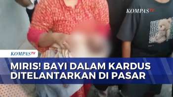 Geger! Bayi Laki-laki Ditemukan dalam Kardus di Pasar Sapi Blega Bangkalan