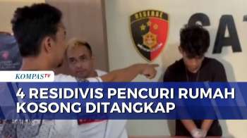 4 Residivis Pencuri Rumah Kosong Di Kendari Ditangkap, Sudah Beraksi Di 10 TKP | BORGOL