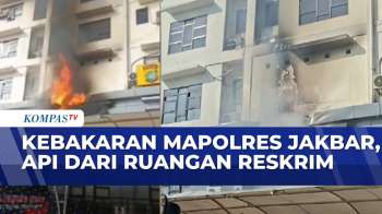 Ruang Kantor Satreskrim Di Mapolres Jakbar Kebakaran | KOMPAS SIANG