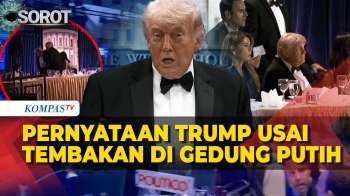 [FULL TERJEMAHAN] Pernyataan Presiden AS Trump Usai Insiden Tembakan Di Gedung Putih