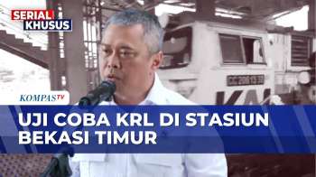 Pasca Kecelakaan, Uji Coba KRL Di Bekasi Timur Dilakukan | KOMPAS PETANG