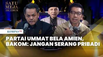 Polemik Pernyataan Amien Rais, Debat Bakom Dan Partai Ummat Soal Kebebasan Berpendapat | SATU MEJA