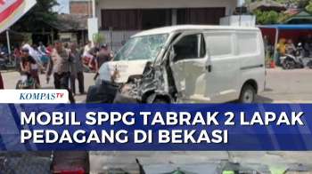 Diduga Ugal-ugalan, Mobil SPPG Tabrak 2 Lapak Pedagang di Bekasi | KOMPAS PETANG