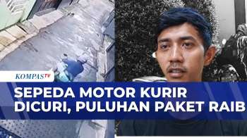 Aksi Pelaku Curi Motor Kurir di Lampung, Puluhan Paket Raib| BORGOL