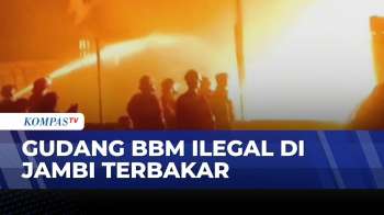 Gudang BBM Diduga Ilegal di Jambi Terbakar, 5 Mobil Tangki Hangus | JURNAL NUSANTARA