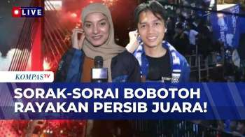 MERIAH! Euforia Bobotoh Rayakan Persib Hattrick Juara Super League di Berbagai Penjuru Bandung