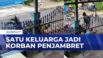 Detik-Detik Aksi Penjambretan Satu Keluarga Di Palembang | BORGOL