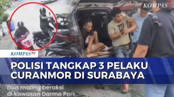 Komplotan Curanmor Surabaya Diringkus, 3 Pelaku Berhasil Dilumpuhkan Polisi | KOMPAS PETANG
