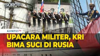 Upacara Militer Rusia Lepas KRI Bima Suci, Lanjut Berlayar Menuju Jepang