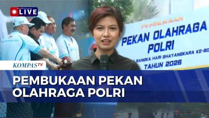 Kapolri Pimpin Olahraga Bersama TNI dan Kementerian, Pekan Olahraga Polri 2026 Resmi Bergulir