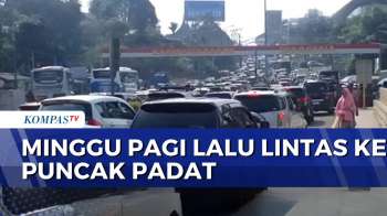 Libur Sekolah dan Akhir Pekan, Jalur Puncak Padat Polisi Terapkan One Way