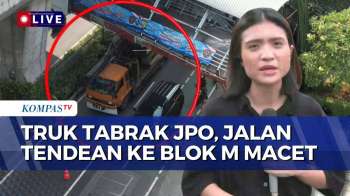 Begini Proses Evakuasi JPO Dan Truk Pembawa Ekskavator Di Tendean | KOMPAS SIANG