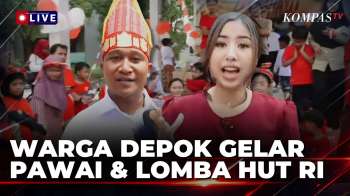 Meriah! Warga Depok Gelar Pawai Dan Lomba 17 Agustus Rayakan HUT Ke-81 RI