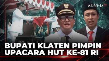 Bupati Klaten Pimpin Upacara HUT Ke-81 RiIdi Alun-Alun | KOMPAS PAGI