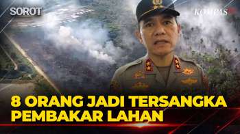 Delapan Orang Jadi Tersangka Pembakar Lahan Di Jambi