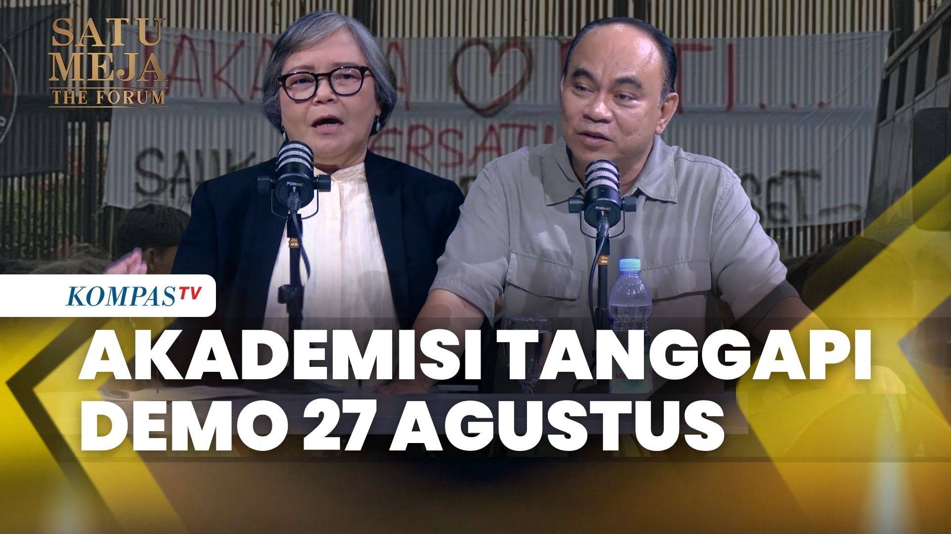 Akademisi Tanggapi Demo 27 Agustus, Budi Arie: Jangan Sampai Harapan Hilang | SATU MEJA