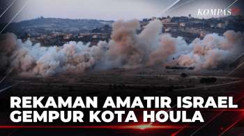 Rekaman Amatir, Rumah-Rumah Di Houla Lebanon Diledakkan Militer Israel | KOMPAS PETANG