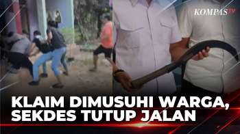 Merasa Dimusuhi Warga, Sekdes Di Bangkalan Blokade Jalan Dan Ancam Warga | SAPA PAGI