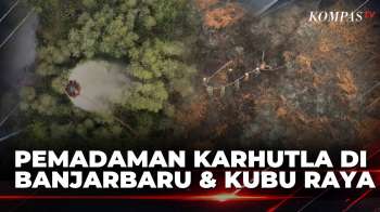 Operasi Pemadaman Karhutla Di Banjarbaru Dan Kubu Raya, Cegah Kebakaran Meluas | KOMPAS PETANG