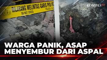 [FULL] Asap Menyembur dari Aspal Pasar Baru, Diduga akibat Korsleting Kabel | KOMPAS PETANG