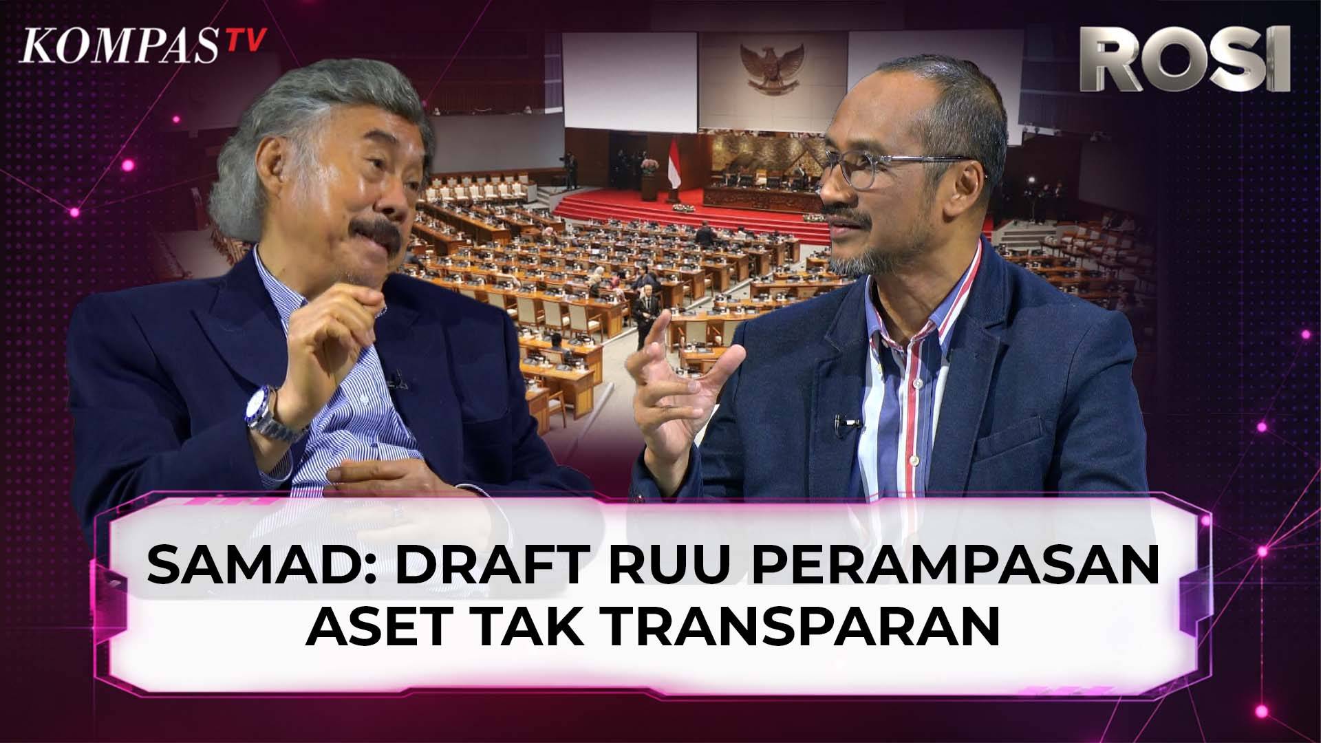 Abraham Samad Soroti Draft  RUU Perampasan Aset Tak Transparan Dan Pertanyakan DPR | ROSI