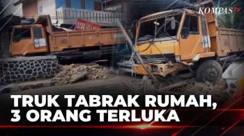 Truk Besar Tabrak Rumah Warga, 3 Korban Alami Luka Serius | KOMPAS PETANG