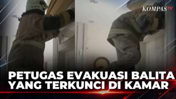 BalitaTerkunci Di Kamar, Petugas Damkar Evakuasi Lewat Ventilasi | KOMPAS PETANG