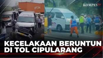 Diduga Rem Blong, Kecelakaan Beruntun 14 Kendaraan Di Tol Cipularang | KOMPAS PETANG