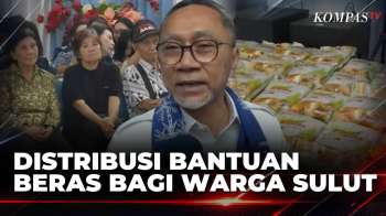Menko Pangan Zulhas Salurkan Bantuan Pangan Beras 30 Kg Untuk Warga Sulut | KOMPAS SIANG
