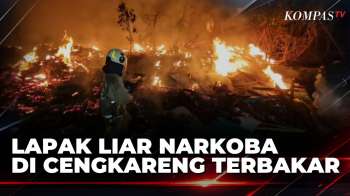 Kebakaran Area Lapak Liar Narkoba Di Cengkareng, Polisi: Diduga Pembakaran Disengaja | SAPA PAGI