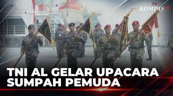 Peringati Hari Sumpah Pemuda, TNI AL Gelar Upacara di KRI Sriwijaya | KOMPAS SIANG