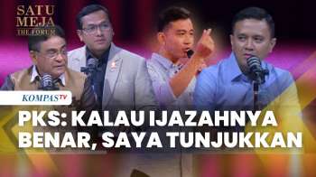 PSI Usul Jalur PTUN soal Polemik Ijazah Gibran, PKS: Kalau Benar, Saya Tunjukkan | SATU MEJA