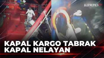 Kapal Nelayan Ditabrak Kapal Kargo Kontainer di Perairan Tanjung Berakit, 1 ABK Hilang