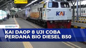 Uji Coba Perdana Bio Diesel B50 Pada Lokomotif Kereta CC 206 | JMP