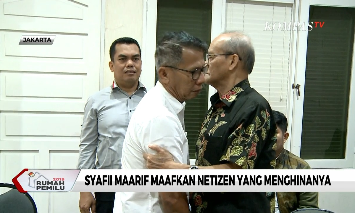 Buya Syafii Maarif Maafkan Netizen yang Menghinanya 