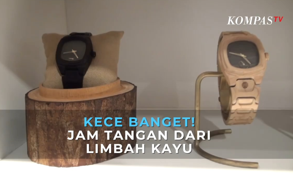 Kece Banget! Jam Tangan dari Limbah Kayu - Kompas TV